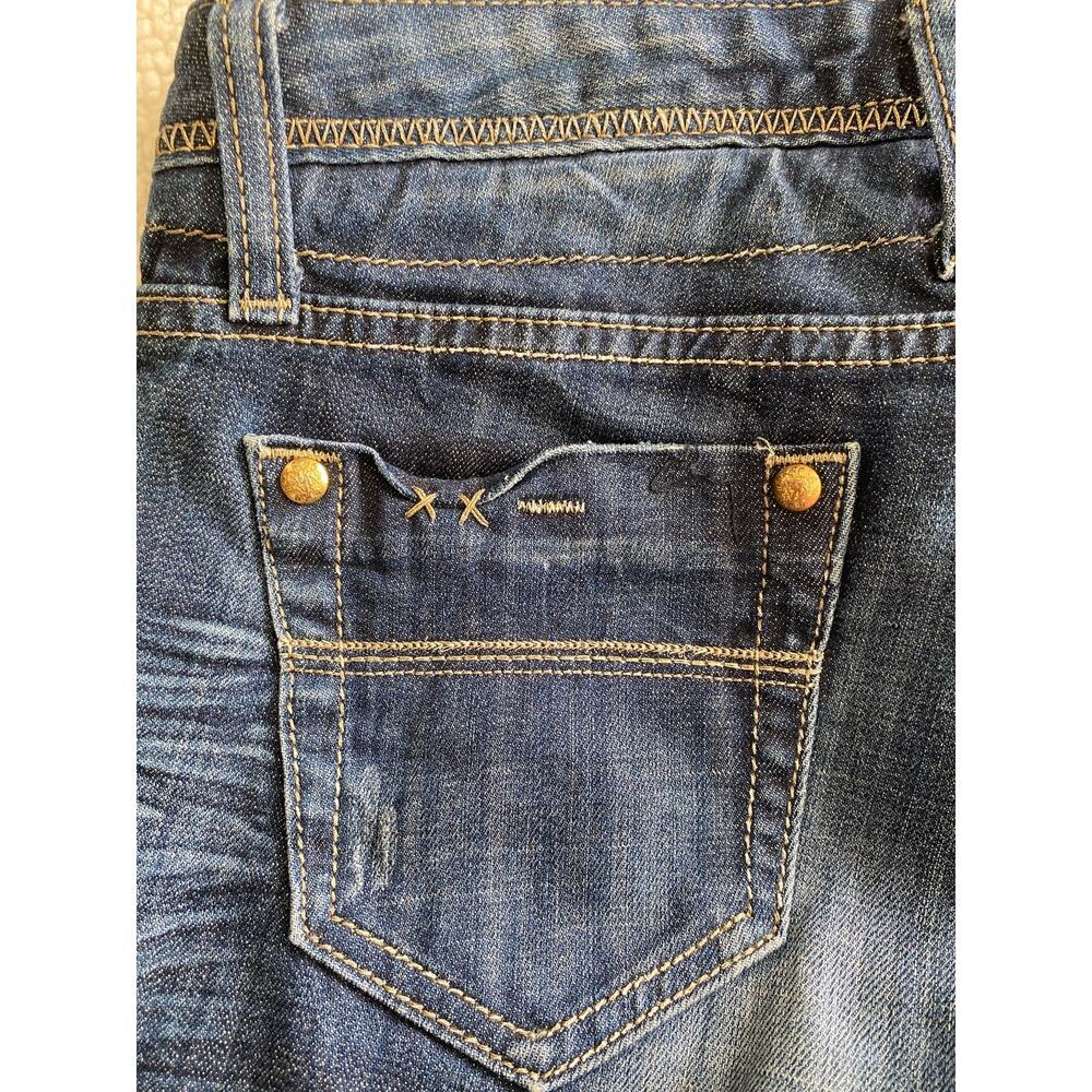 ReRock by Express Womens Size 29 Mid Rise Skinny Medium Wash Blue Denim Jeans# - Picture 8 of 9